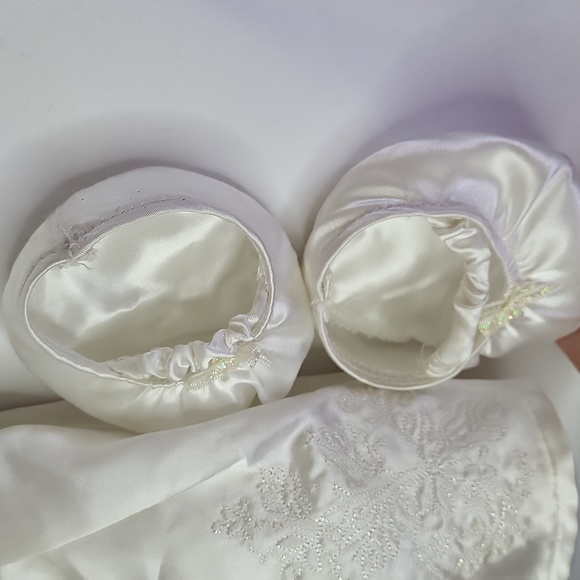 Build A Bear Wedding Dress Shoes Veil Good used Condition some spots - Picture 4 of 17